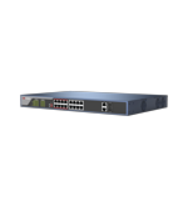 SWITCH POE 250 METROS LARGA DISTANCIA / 16 PUERTOS 802.3AT (30 W) 100 MBPS + 2 PUERTOS GIGABIT + 2 PUERTOS SFP