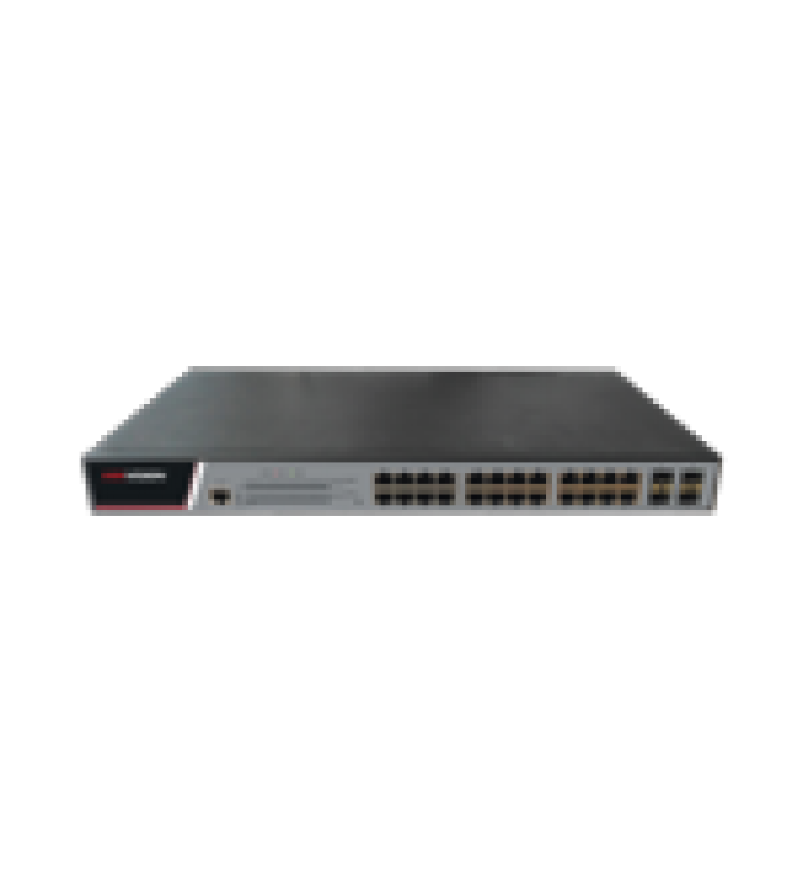 SWITCH ADMINISTRABLE DE 24 PUERTOS POE+ 1000 MBPS / 4 PUERTOS SFP / 380 WATTS TOTAL