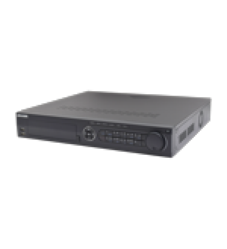 DVR 4 MEGAPIXEL / 16 CANALES TURBOHD + 8 CANALES IP / 4 BAHIAS DE DISCO DURO / 4 CANALES DE AUDIO / VIDEOANALISIS / 16 ENTRADAS DE ALARMA