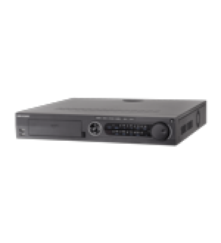 DVR 8 MEGAPIXEL / 24 CANALES TURBOHD + 16 CANALES IP / 4 BAHIAS DE DISCO DURO / 4 CANALES DE AUDIO / VIDEOANALISIS / 16 ENTRADAS DE ALARMA / ARREGLO RAID