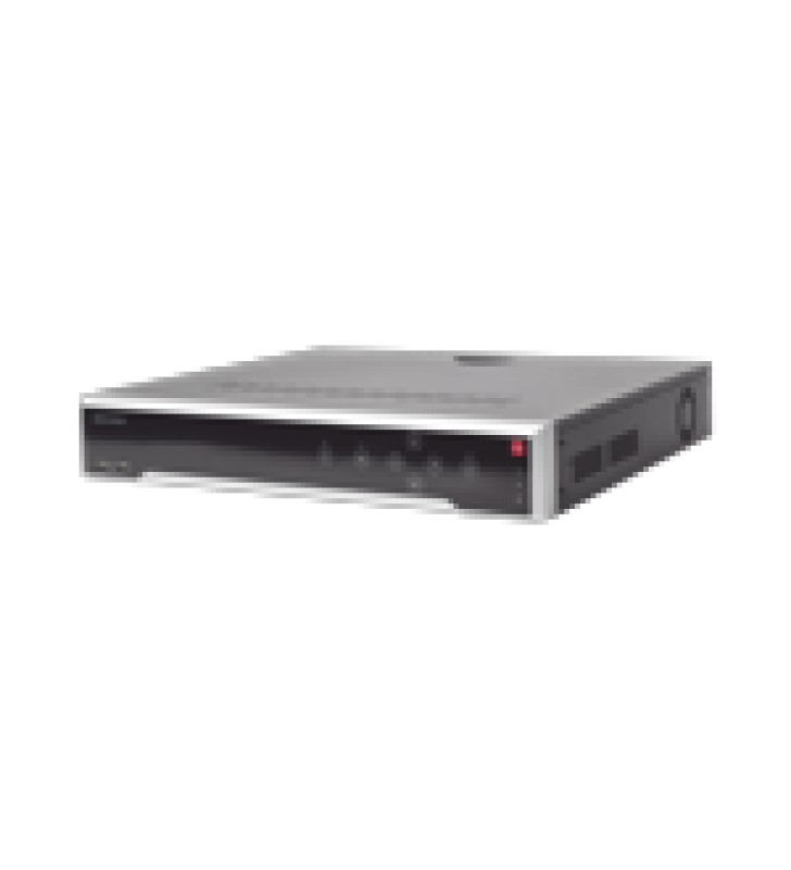NVR 8 MEGAPIXEL (4K) / 16 CANALES IP /16 PUERTOS POE+ / SOPORTA CAMARAS CON ACUSENSE / 4 BAHIAS DE DISCO DURO / SWITCH POE 300 MTS / HDMI EN 4K