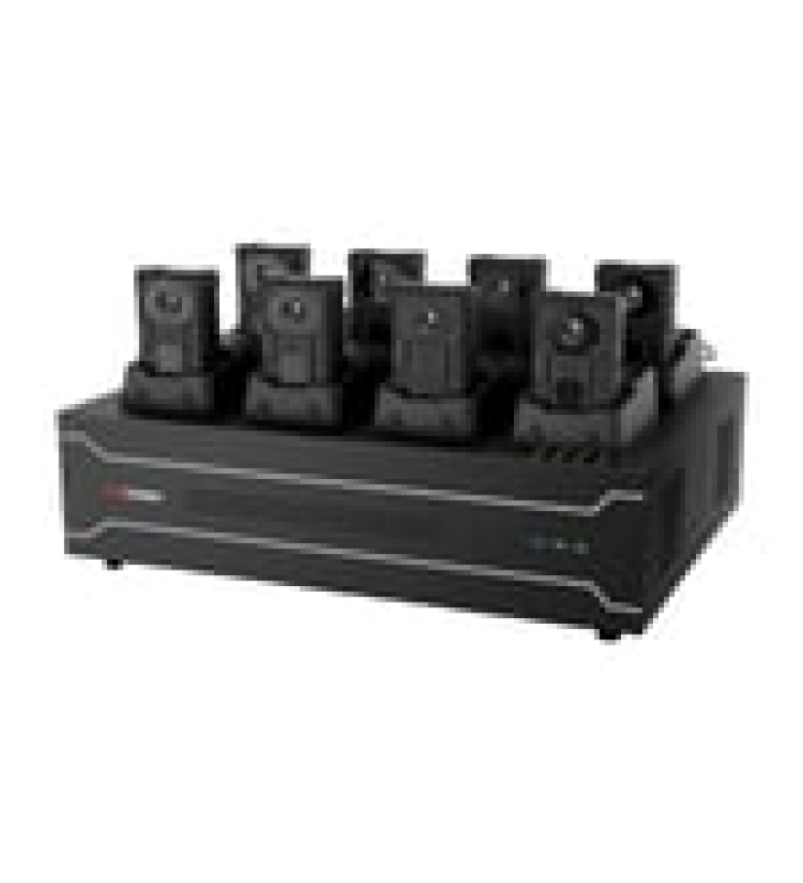 ESTACION DE DESCARGA PARA CAMARAS PORTATILES HIKVISION / COMPATIBLE CON DS-MCW407 / INCLUYE 1 HDD DE 2 TB