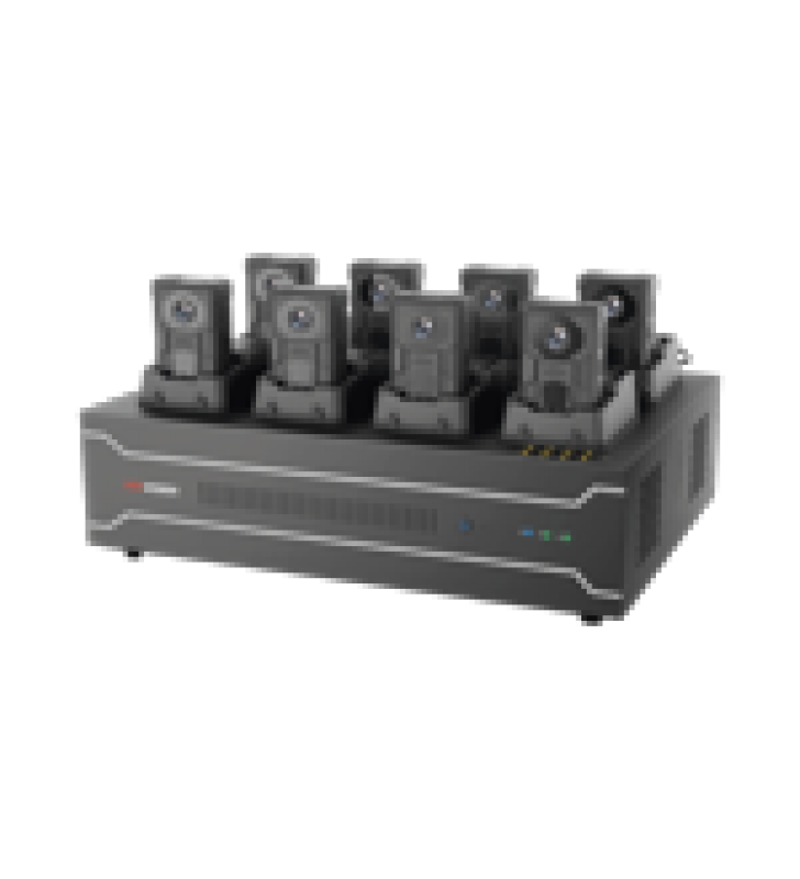 ESTACION DE CARGA Y RESPALDO DE INFORMACION PARA BODYCAM HIKVISION (DS-MH2211)/ INCLUYE 4 DISCO DE 4TB