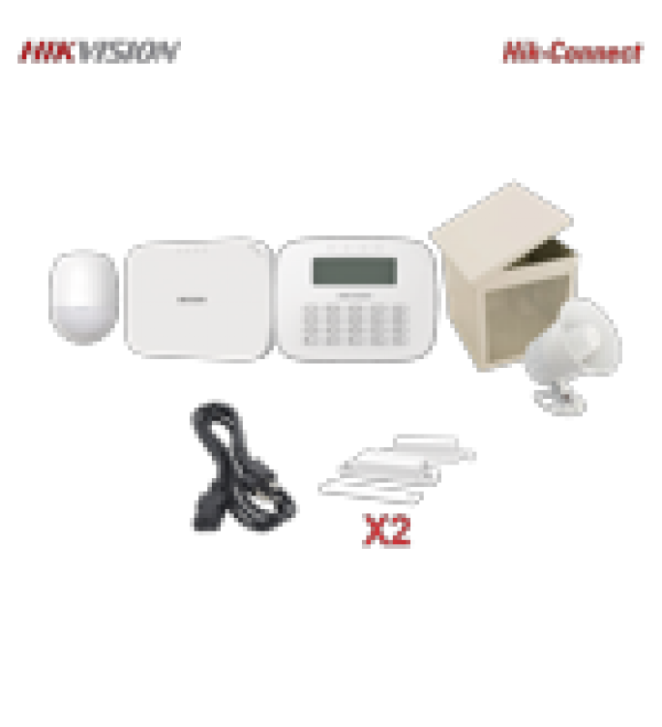 KIT PANEL DE ALARMA / 1 PANEL HIBRIDO / 1 MONITOR LCD / 1 PIR / 2 CONTACTOS MAGNETICOS / 1 CABLE DE ALIMENTACION / 1 SIRENA