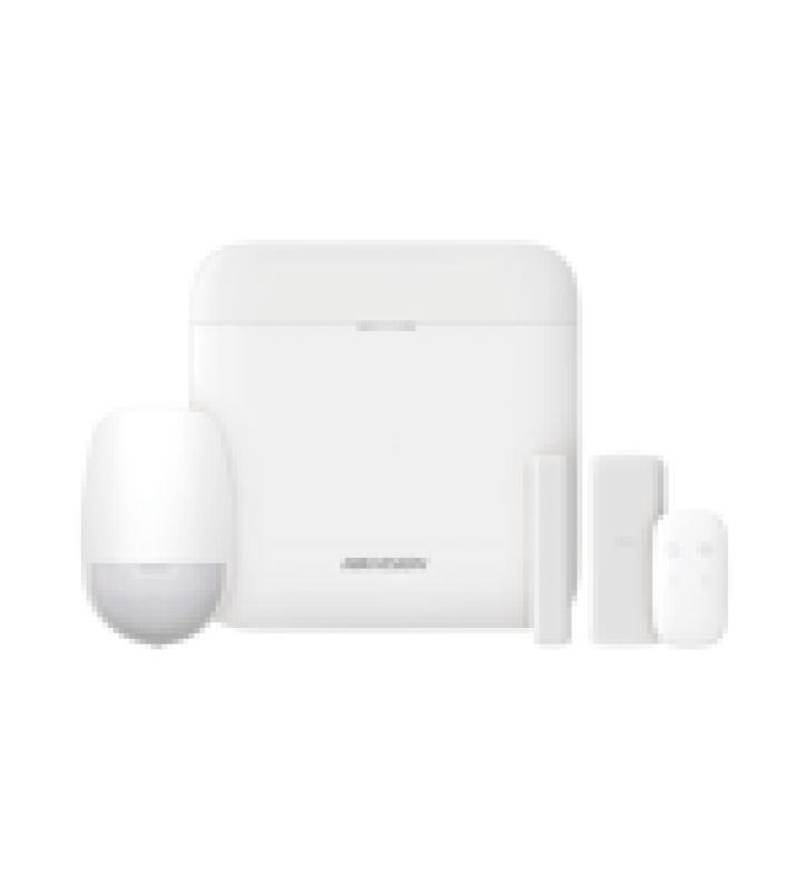 (AX PRO) KIT DE ALARMA AX PRO / INCLUYE: 1 HUB CON BATERIA DE RESPALDO / 1 SENSOR PIR / 1 CONTACTO MAGNETICO SLIM / 1 CONTROL REMOTO / WIFI / COMPATIBLE CON HIK-CONNECT P2P
