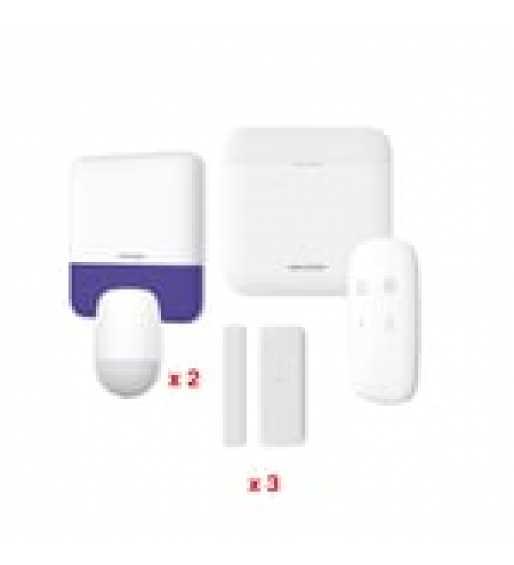 (AX PRO) KIT DE ALARMA AXP RO / INCLUYE: 1 HUB CON BATERIA DE RESPALDO / 2 SENSORES PIR / 3 CONTACTOS MAGNETICOS MINI / 1 CONTROL REMOTO / 1 SIRENA INALAMBRICA EXTERIOR  / WIFI / COMPATIBLE CON HIK-CONNECT P2P
