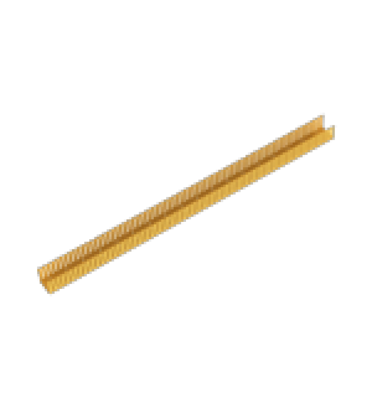 CANALETA RANURADA DE PVC SIN TAPA, FIBER-DUCT?, 4 IN DE ANCHO, 4 IN DE ALTO Y 1828.8 MM DE LARGO, COLOR AMARILLO