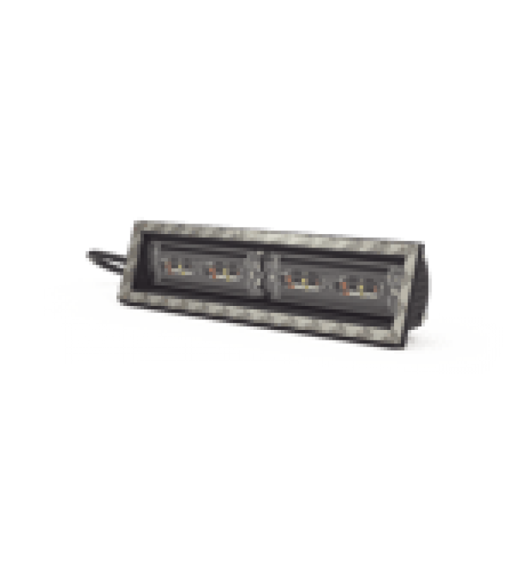 LUZ DIRECCIONAL CUBIERTA DE VENTANA, 12-24 VCC, 2 CABEZALES DUAL COLOR, ROJO/CLARO/AZUL/CLARO