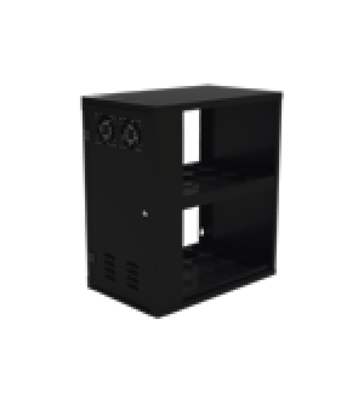 GABINETE DE PARED CON ALIMENTACION PARA 24 CARGADORES INDIVIDUALES.