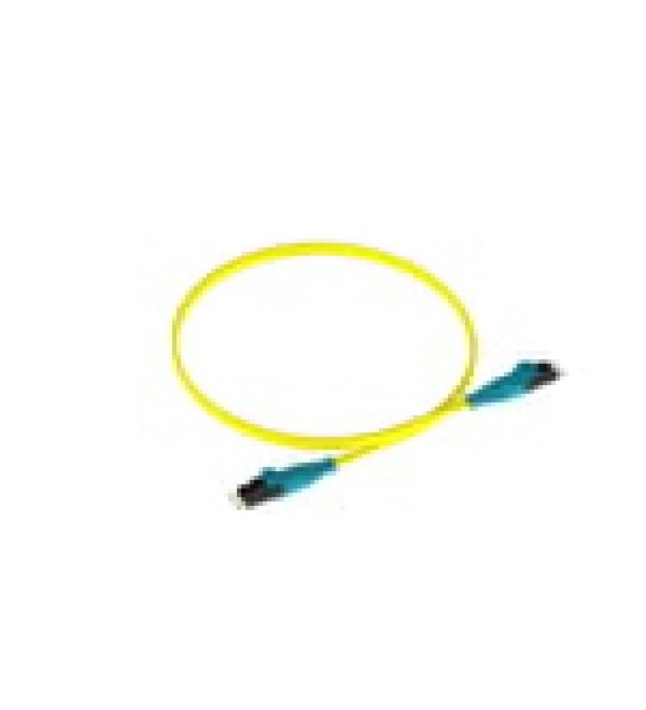 JUMPER DE FIBRA OPTICA MONOMODO 9/125 OS2, LC-LC DUPLEX PUSH PULL, OFNR (RISER), COLOR AMARILLO, 3 METROS