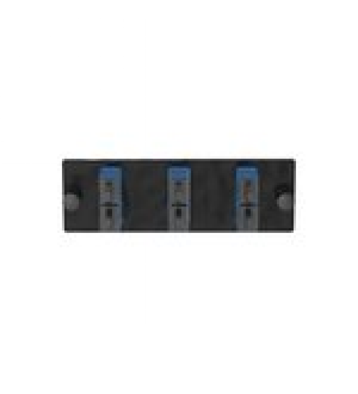 PLACA ACOPLADORA DE FIBRA OPTICA FAP, CON 3 CONECTORES SC DUPLEX (6 FIBRAS), PARA FIBRA MONOMODO OS1/OS2, COLOR AZUL