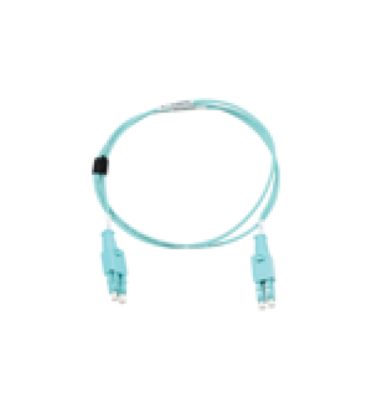 JUMPER DE FIBRA OPTICA BLADEPATCH LC-LC DUPLEX, LS0H, MULTIMODO 50/125 OM3, OFNR, COLOR AQUA, 1 METRO
