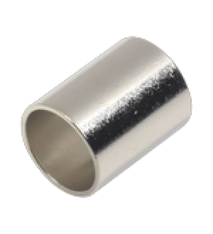 FERULA-CASQUILLO EN CHAPA DE PLATA PARA PLEGAR EN CABLES DEL GRUPO E, I COMO RG-8/U, RG-213/U, LMR-400.
