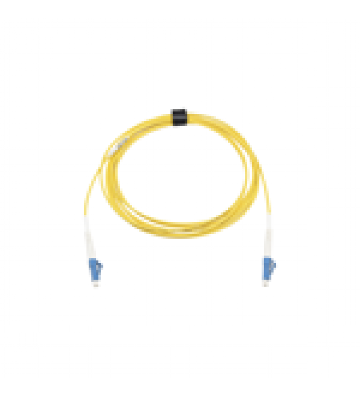 JUMPER DE FIBRA OPTICA MONOMODO (OS2), XGLO, RISER, LC/UPC-LC/UPC SIMPLEX, ONFR, COLOR AMARILLO, 3 METROS