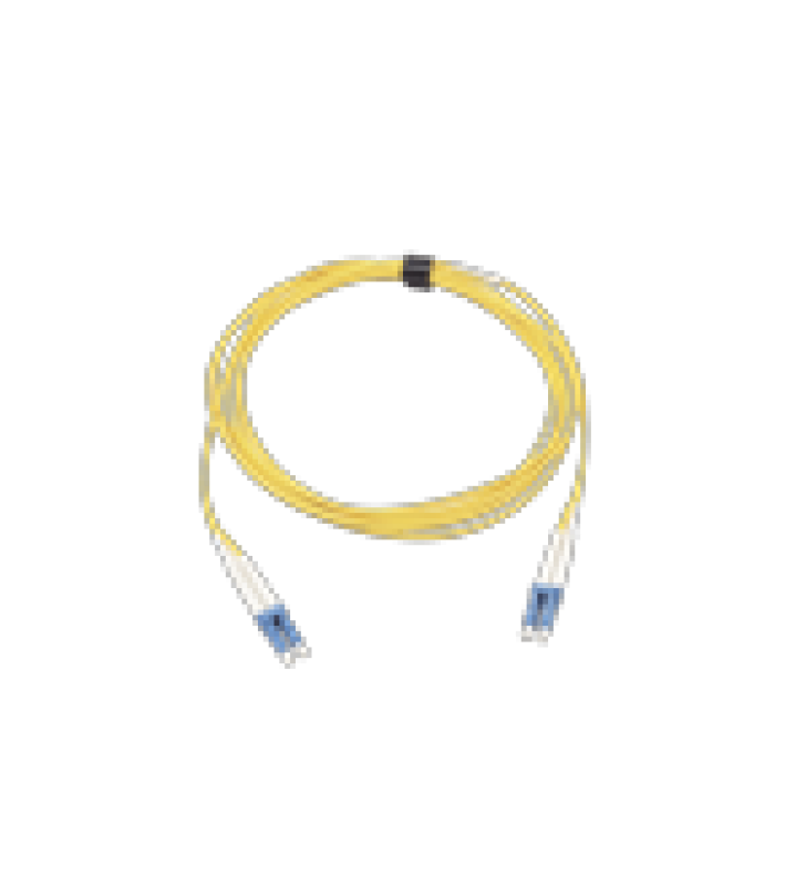 JUMPER DE FIBRA OPTICA MONOMODO (OS2), XGLO, RISER, LC/UPC-LC/UPC DUPLEX, OFNR, COLOR AMARILLO, 10 METROS