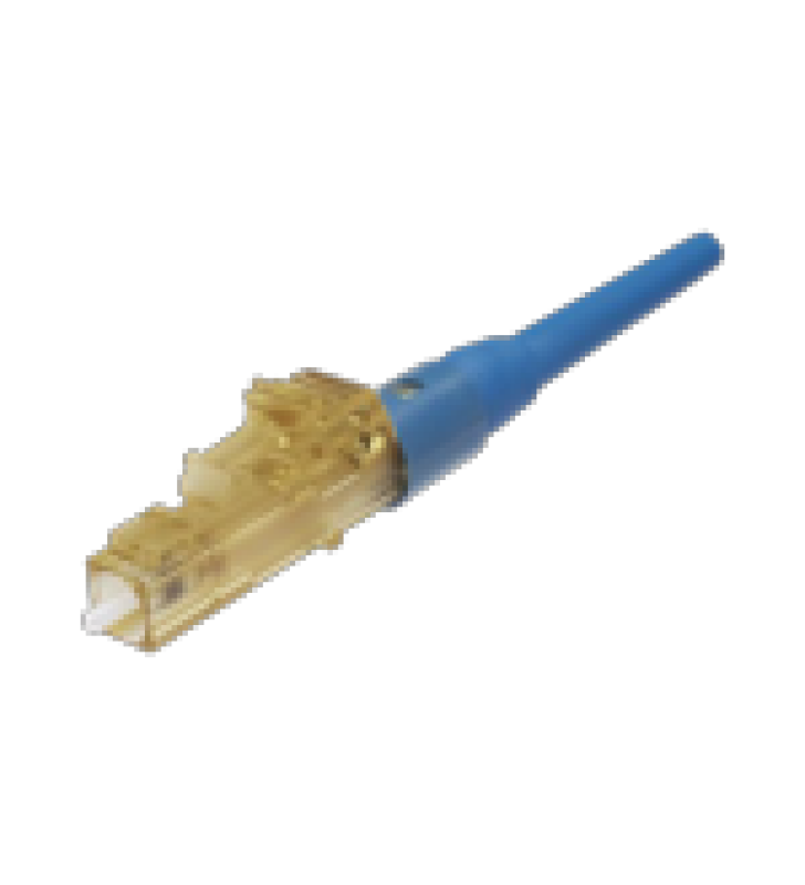 CONECTOR DE FIBRA OPTICA LC SIMPLEX OPTICAM, MONOMODO 9/125 OS2, PRE-PULIDO, COLOR AZUL