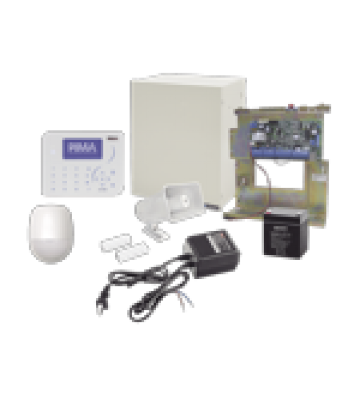 KIT DE ALARMA CON SENSORES CABLEADOS, CONEXION IP CON APP PIMALINK3.0 GRATIS!