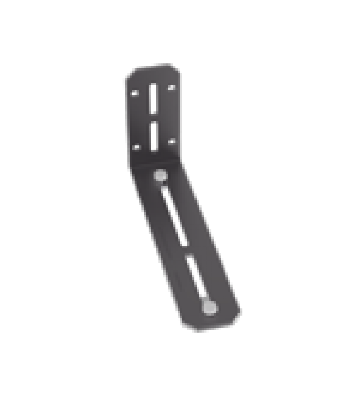 SOPORTE EN L DE MONTAJE A PARED, O PARTE FRONTAL O POSTERIOR DE GABINETES, PARA CANALETAS FIBERRUNNER 4X4 O 6X4, COLOR NEGRO