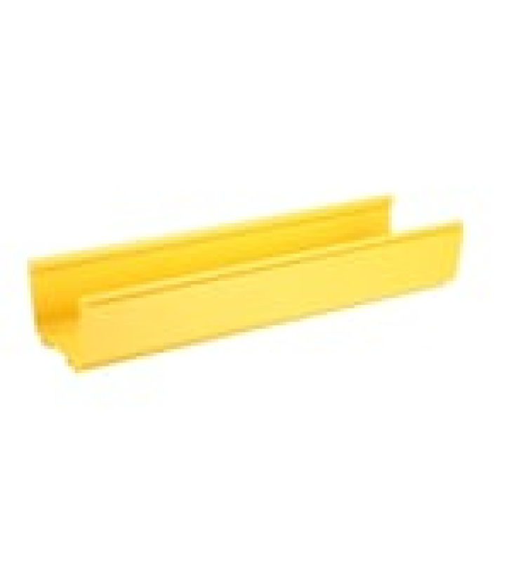 CANALETA FIBERRUNNER? 6X4, DE PVC RIGIDO, COLOR AMARILLO, 1.8 M DE LARGO
