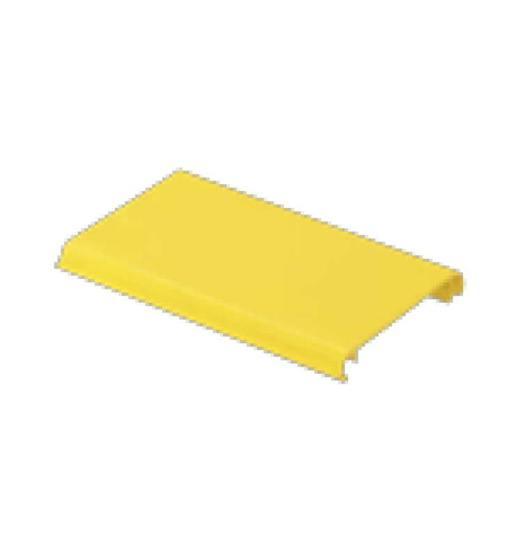 TAPA CON BISAGRA A PRESION PARA CANALETA FIBERRUNNER? FR4X4YL6, DE PVC RIGIDO, COLOR AMARILLO, 1.8 M DE LARGO