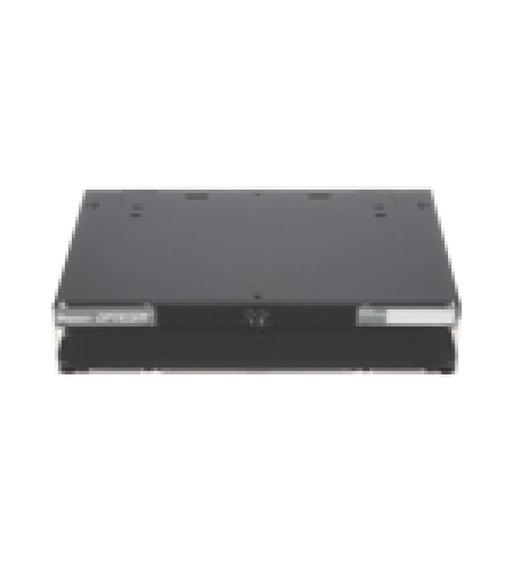 PANEL DE DISTRIBUCION DE FIBRA OPTICA, ACEPTA 6 PLACAS FAP O FMP, BANDEJA DESLIZABLE E INCLINABLE HACIA ABAJO, HASTA 144 FIBRAS, COLOR NEGRO, 2UR