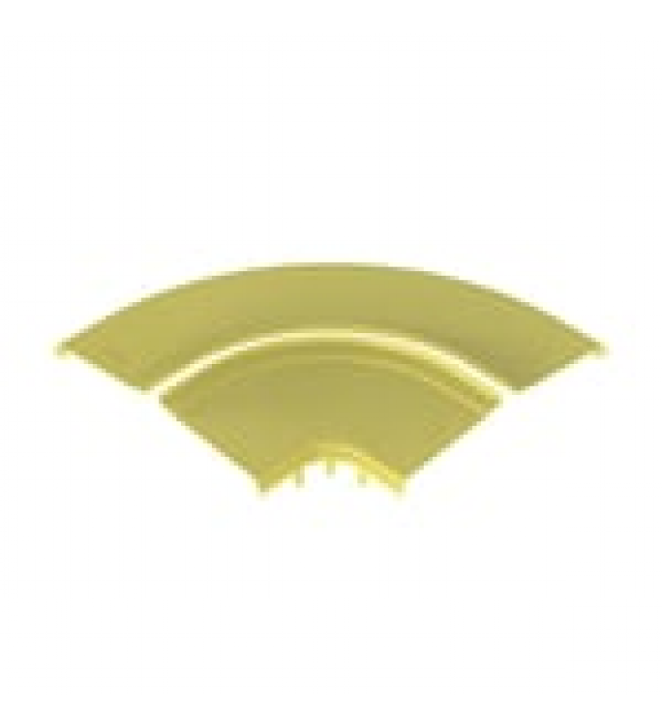 TAPA OPCIONAL PARA ANGULO RECTO DE 90? HORIZONTAL FRRA12X4LYL, COLOR AMARILLO