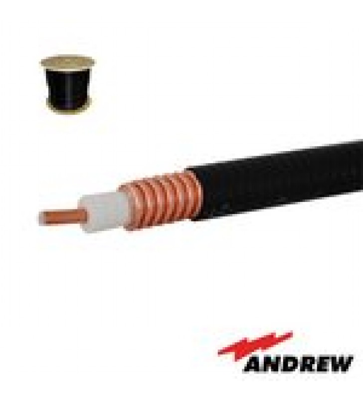 CABLE COAXIAL HELIAX DE 1/2, COBRE CORRUGADO, BLINDADO, 50 OHMS, CARRETE DE 305 METROS CABLE COAXIAL HELIAX DE 1/2, COBRE CORRUGADO, BLINDADO, 50 OHMS, CARRETE DE 305 METROS