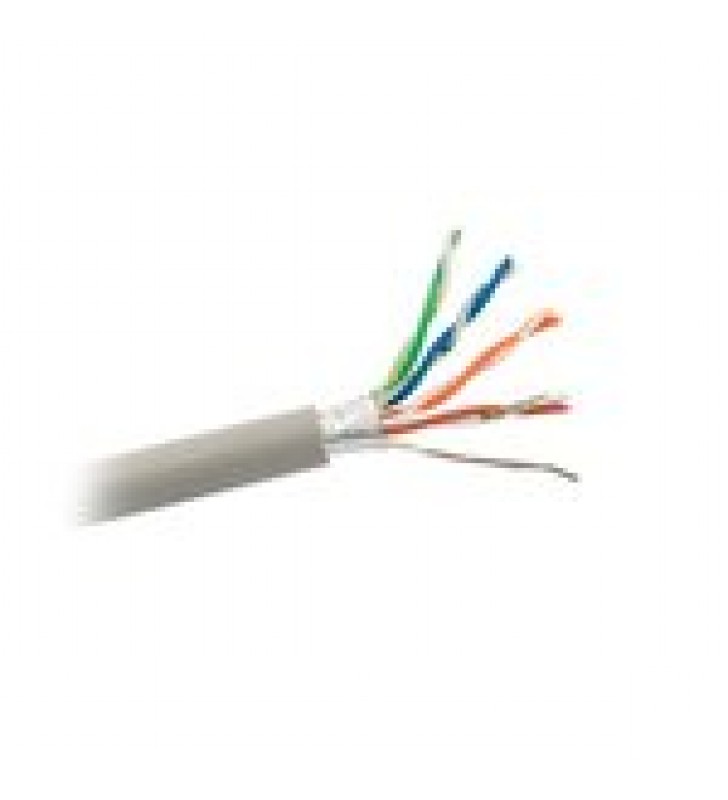 RETAZO DE 5 MTS DE CABLE CAT5E FTP, ESCUT, UL, CMR, COLOR GRIS, PARA APLICACIONES EN CCTV Y REDES DE DATOS. USO EN INTEMPERIE.