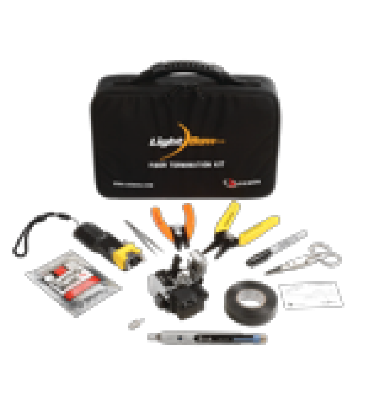 KIT DE HERRAMIENTA LIGHTBOW PARA TERMINACION DE CONECTORES DE FIBRA OPTICA PRE-PULIDOS LC/SC, MONOMODO O MULTIMODO