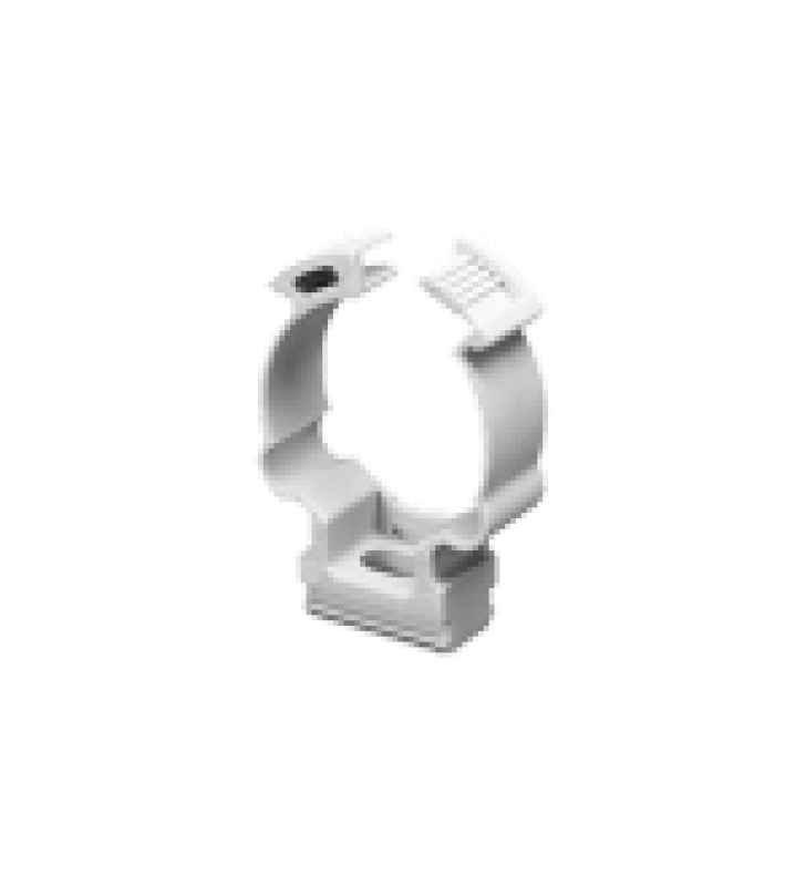 SOPORTE DE COLLAR (ABRAZADERA), PVC AUTO-EXTINGUIBLE, CERRADO PARA TUBERIA DE 50 MM