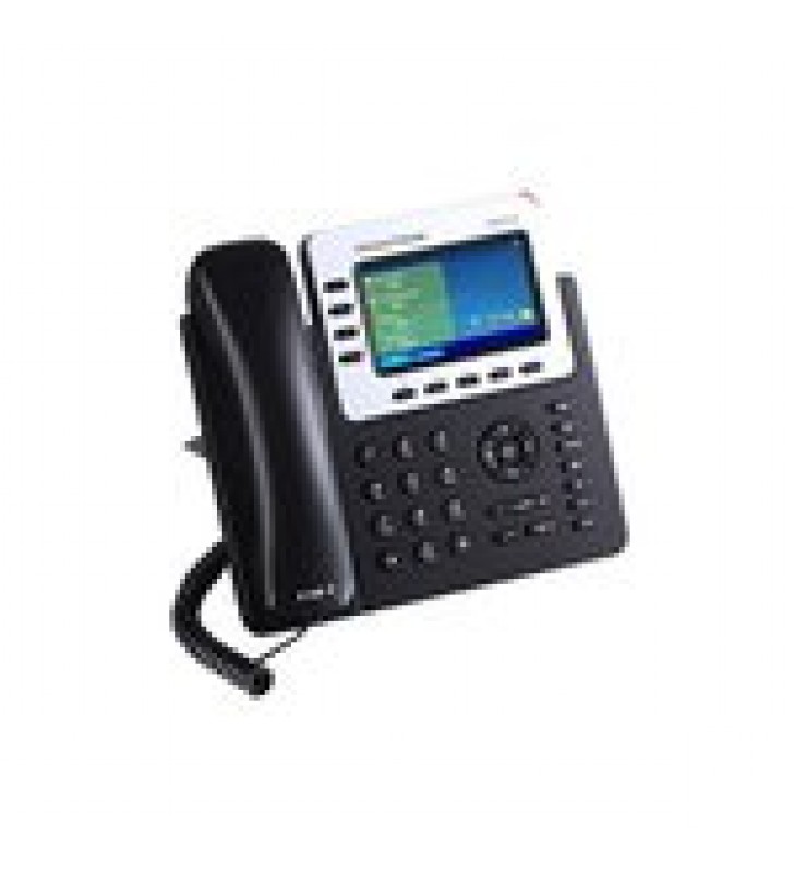 TELEFONO IP EMPRESARIAL PARA 4 LINEAS. PUEDE AGREGAR HASTA 160 BLF (TECLAS DE MARCACION RAPIDA) CON CUATRO GXP2200EXT
