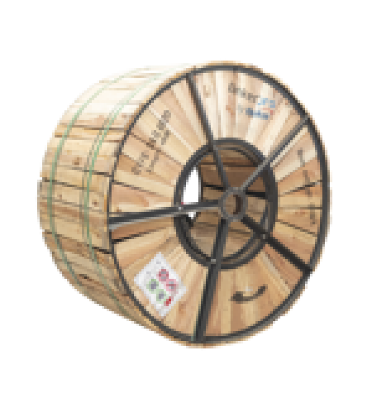 CARRETE DE 4 KM DE FIBRA OPTICA PARA EXTERIOR G.652D, ARMADA, MONOMODO DE 24 HILOS, LOOSE TUBE, COLOR NEGRO