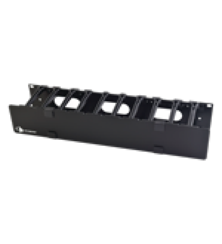ORGANIZADOR DE CABLE HORIZONTAL ROUTEIT, SENCILLO, PARA RACK DE 19IN, 4IN DE PROFUNDIDAD, 2UR