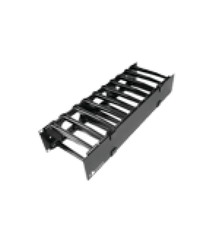 ORGANIZADOR DE CABLE HORIZONTAL ROUTEIT, SENCILLO, PARA RACK DE 19IN, 6IN DE PROFUNDIDAD, 1UR