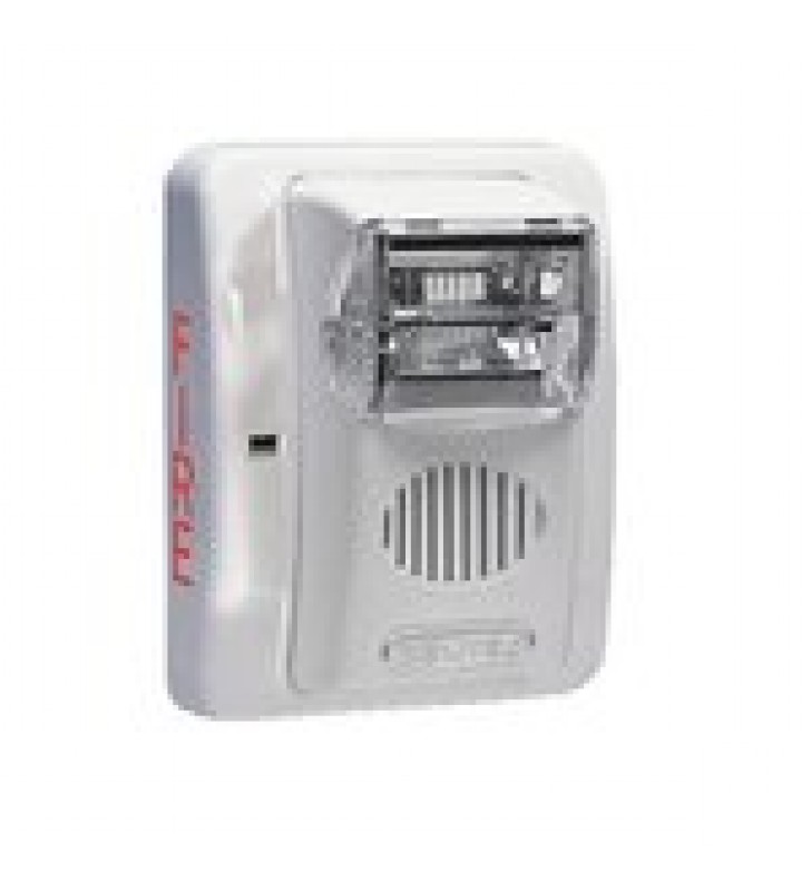 ESTROBO PARA MONTAJE EN PARED, 24 VCC, COLOR BLANCO