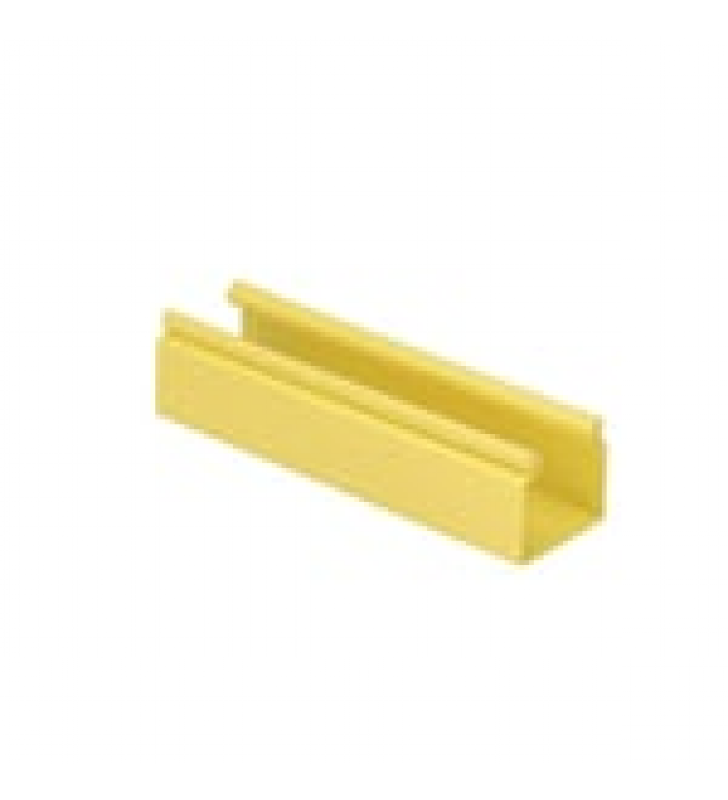 CANALETA FIBERRUNNER? 2X2 SIN TAPA, DE PVC RIGIDO, COLOR AMARILLO, 1.8 M DE LARGO
