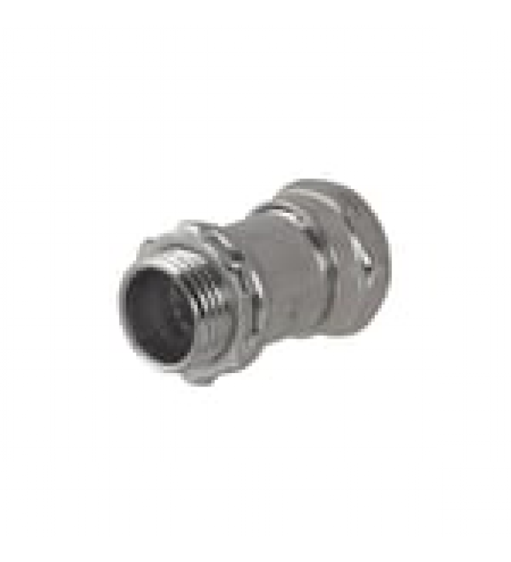 CONECTOR RECTO COMPRESION DE ACERO GALVANIZADO PARA PARED DELGADA DE 1 .