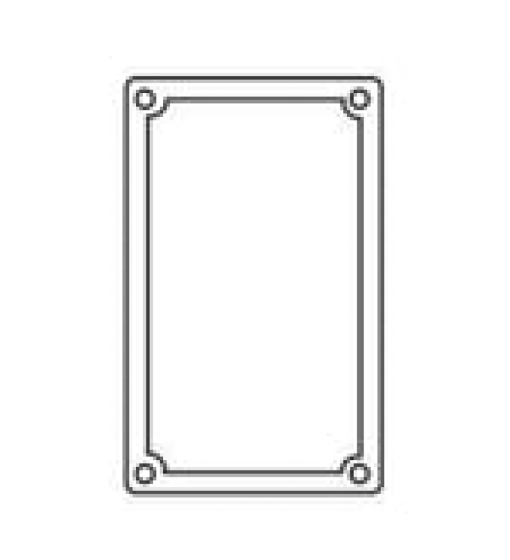 EMPAQUE DE NEOPRENO PARA CAJAS FS/FD DE 1 GANG.