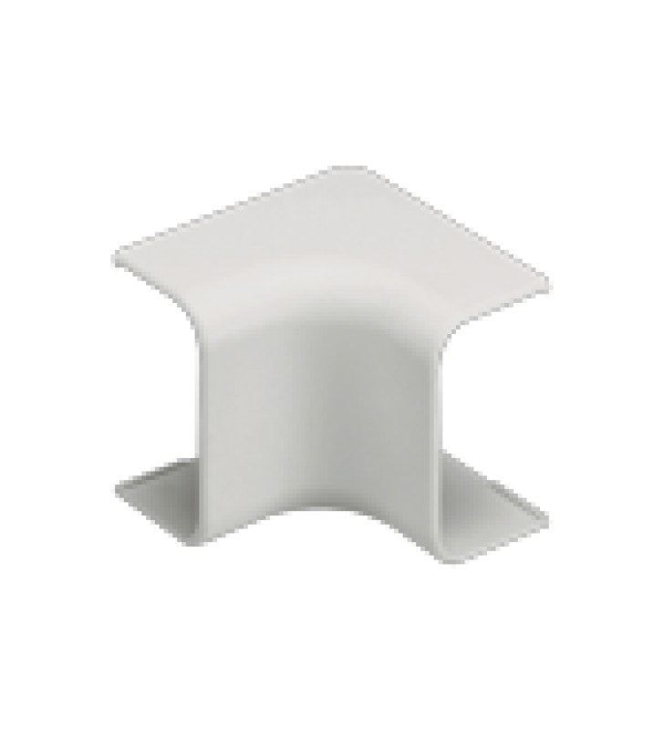 ESQUINERO INTERIOR, PARA USO CON CANALETA LD10, MATERIAL ABS, COLOR BLANCO MATE
