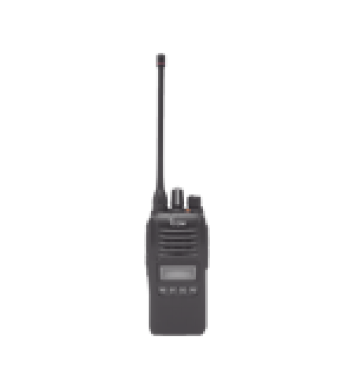 RADIO DIGITAL NXDN EN LA BANDA DE UHF, RANGO DE FRECUENCIA 400-470MHZ, SUMERGIBLE IP67, ANALOGICO Y DIGITAL, OPERA EN SISTEMAS TRUNKING Y CONVENCIONAL, 4W DE POTENCIA.