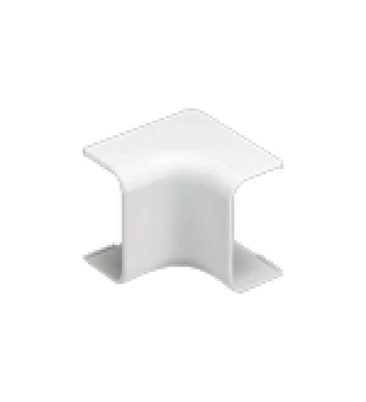 ESQUINERO INTERIOR, PARA USO CON CANALETA LD5, MATERIAL ABS, COLOR BLANCO MATE