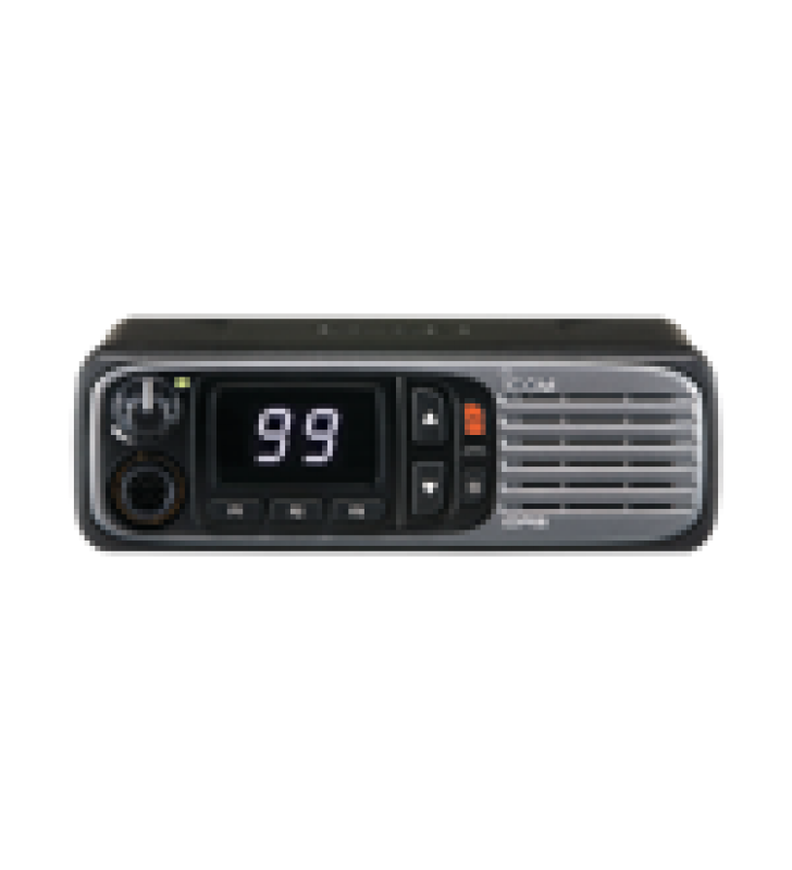 RADIO MOVIL DIGITAL CON PANTALLA NUMERICA, EN RANGO DE 440-512MHZ, DE 99 CANALES SELECCIONABLES, GPS, Y BLUETHOOTH. INCLUYE MICROFONO, CABLE DE CORRIENTE Y BRACKET.