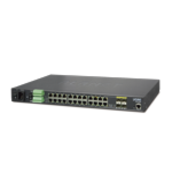 SWITCH INDUSTRIAL ADMINISTRABLE 24 PUERTOS 1000MBPS CON 4 PUERTOS SFP