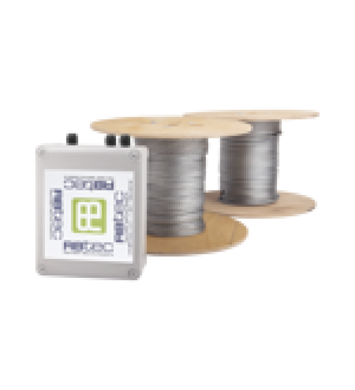 KIT DE CABLE SENSOR PERIMETRAL PARA CERCA CICLONICAS IRONCLAD / 610 METROS DE PROTECCION / 2 ZONAS; 305 METROS POR ZONA / SIN FALSAS ALARMAS POR VIENTO / TODO INCLUIDO/ TARJETA LPU400/ CALIBRACION POR SOFTWARE