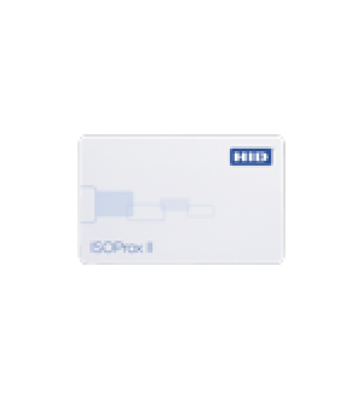 TARJETA DE PROXIMIDAD ISOPROX II HID  (DELGADA) PERFORADA  HORIZONTALMENTE / GARANTIA DE POR VIDA/ 1586/1386