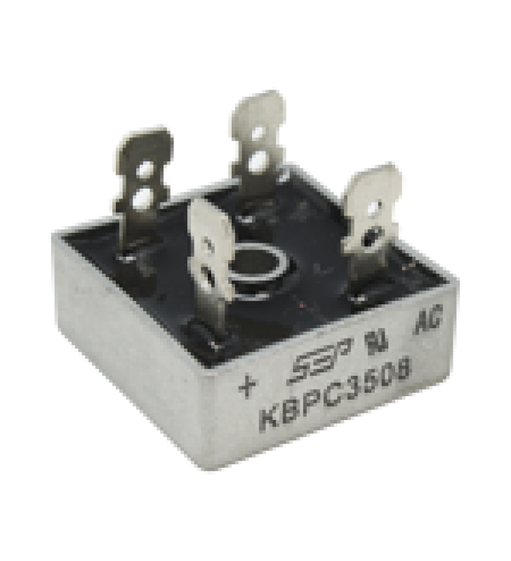 PUENTE DE DIODOS RECTIFICADOR, 35A, 800 PIV, 29 X 29 MM.