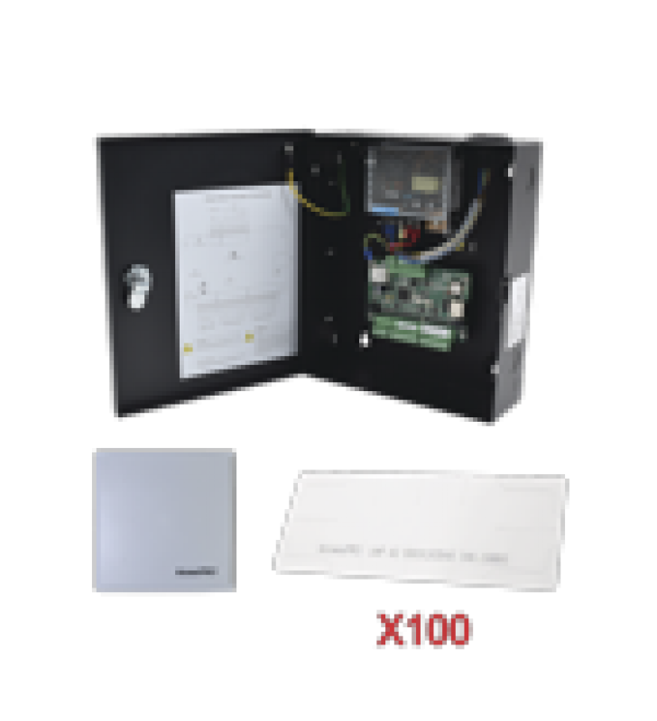 KIT PARA AUTOMATIZAR 1 ACCESO VEHICULAR CON STICKERS EN PARABRISAS DE VEHICULOS / INCLUYE PANEL,  LECTOR Y 100 STICKERS / SOFTWARE IVMS4200 INCLUIDO