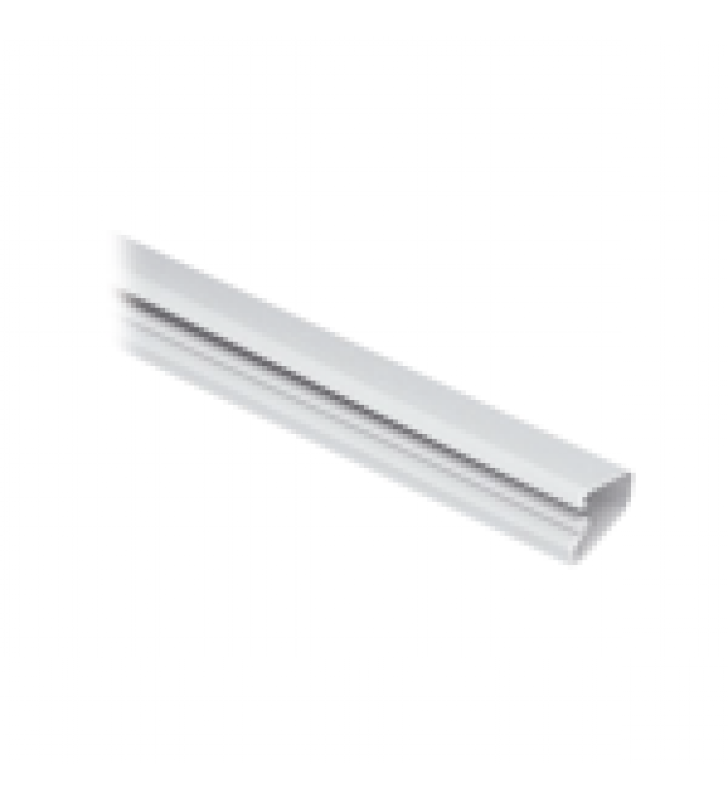 CANALETA LD3 DE PVC RIGIDO, CON CINTA ADHESIVA PARA INSTALACION SIN HERRAMIENTAS, 19.6 X 12 X 1828.8 MM, COLOR BLANCO MATE