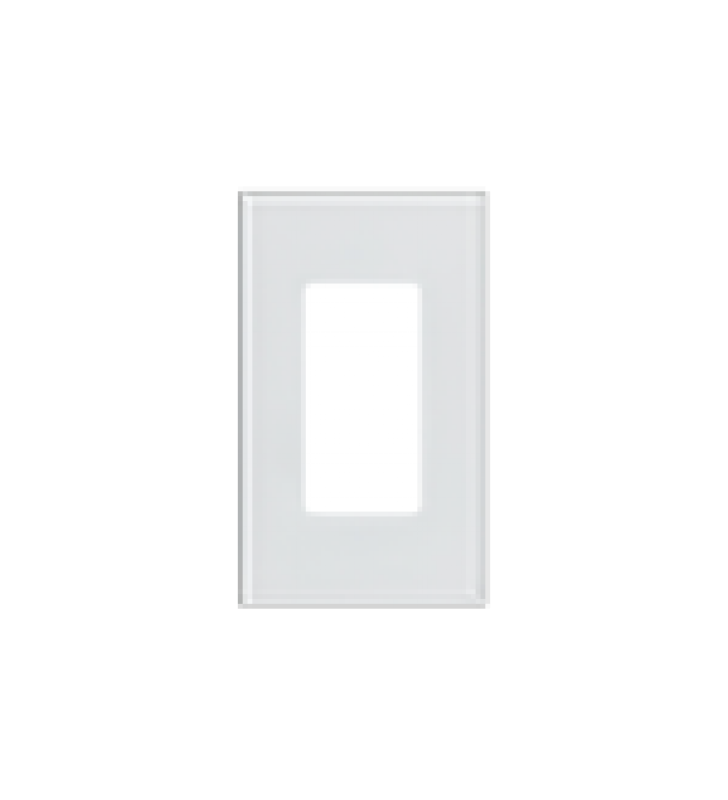TAPA DE CRISTAL PARA APAGADOR O ATENUADOR, 1 ESPACIO.