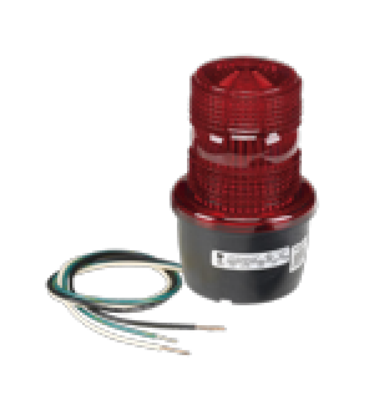 LUZ DE ADVERTENCIA LED SERIE STREAMLINE, 120 VCA, MONTAJE TIPO T, ROJO
